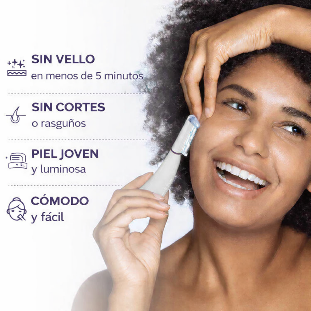 Depiladora facial sónica para el cuidado de la piel